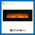 50" wall mounted gorgeous fire wood fireplace with remote control